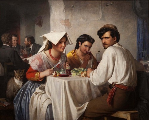 Giclée dipinto olio carl - giclée,
