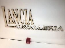 plastica rossa Carello per luce cortesia portiera Lancia Fulvia/Flavia