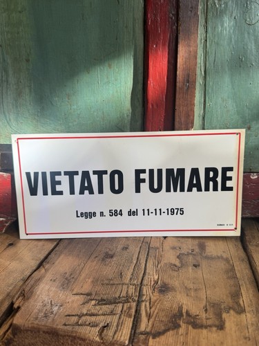 Targa vintage vietato - targa,