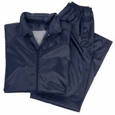 Tuta Pioggia Blu Scuro S-4XL Pompieri Marina Umidità Pantaloni Impermeabili