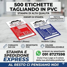 500 Etichette ADESIVI