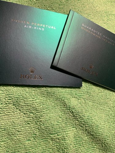 Libretto rolex air king - libretto,