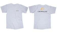 T-shirt bianca logo barche