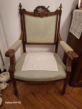 Coppia di poltrone Antiche in Stile Luigi XVI/Rococò, XIX sec – Legno Intagliato