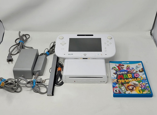 White wiiu 8gb console - white,