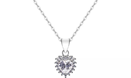 Collana cuore donna argento - cuore,