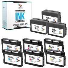 Confezione da 9 inchiostri compatibili CMYi 932XL e 933XL per HP OfficeJet 7510 7612 7620 6100