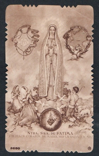 Antico santino madonna - santino, la