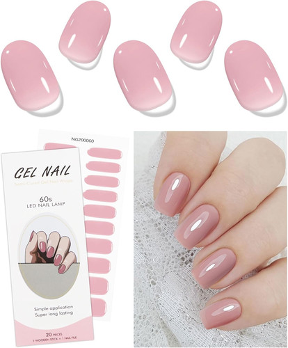 Unghie gel adesive rosa - gel, uv