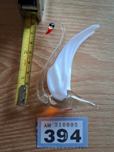 394 statuina cigno vetro - 394.,
