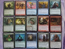 LOTTO 30 CARTE PER MAZZO COMMANDER EDH UMANO / HUMANS MAGIC MTG (Masked Vandal)