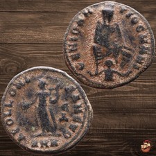 Moneta tardo romana - Follis -
