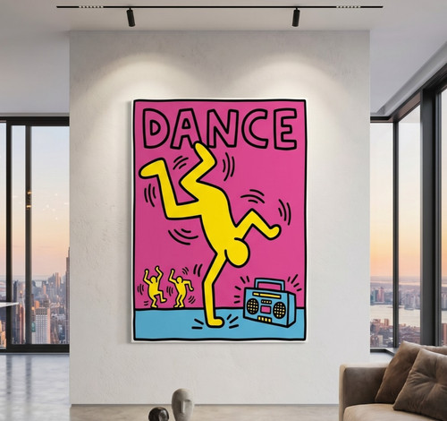 Quadro keith haring - quadro,