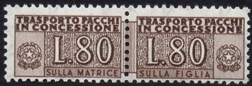Italia 1955 1981 pacchi - italia, in