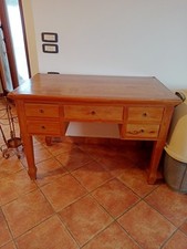 Scrittoio antico ciliegio, artigianale molisano anni ’30 – 5 cassetti vintage