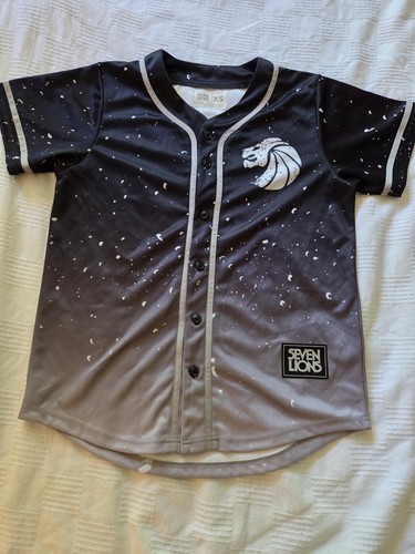 Maglia seven lions nera - nera, grigia