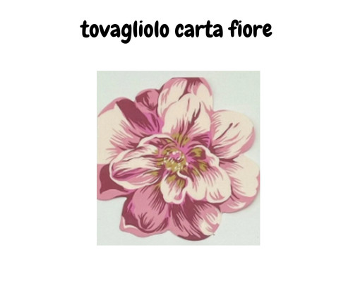 Tovaglioli carta fiore - carta,