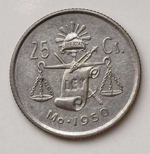 Messico centesimi 1950 - 25,