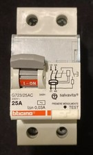 Differenziale Salvavita Puro AC 2P Moduli Bticino G723/25AC (GC723AC25)