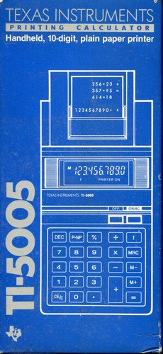 Texas instruments 5005 - instruments, ti-5005