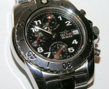 SECTOR 850 CRONOGRAFO AUTOMATICO ACCIAIO  NERO (1725)