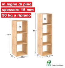 Scaffale libreria cubo 4 - scaffale, 3