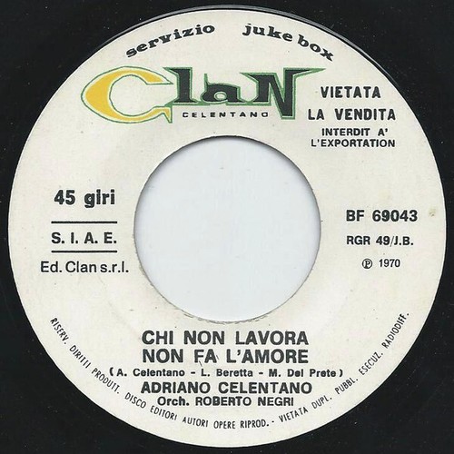 Adriano celentano i ragazzi - /,