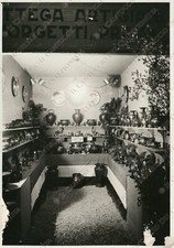 1938 PRATO Fiera Bottega Artigiana RARA Cartolina fotografica Calamai