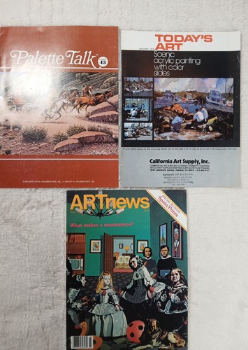 Vintage artnews palette talk - artnews,,