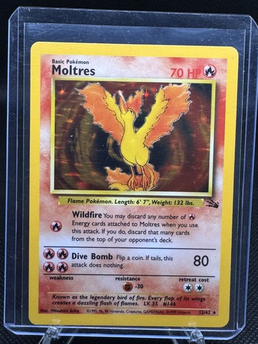 Carta pokemon moltres holo - pokemon,