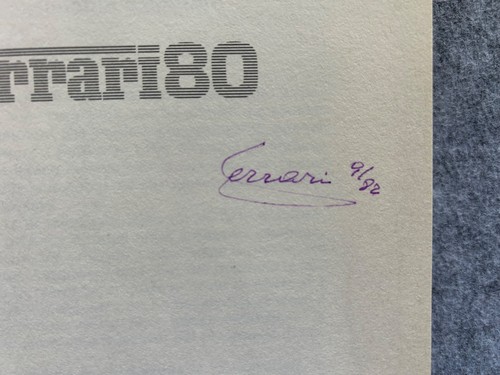 Libro enzo ferrari - ferrari, firmato