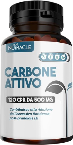 Carbone attivo vegetale 120 - vegetale,