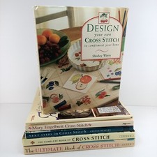 6x Cross Stitch Design Your Own  Complete Book Of Mary Engelbreit Book Bundle