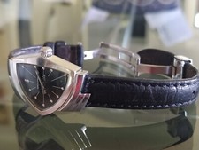 Orologio da polso Hamilton Ventura, da donna, cinturino e quadrante neri