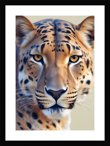 Poster moderno leopardato - , con