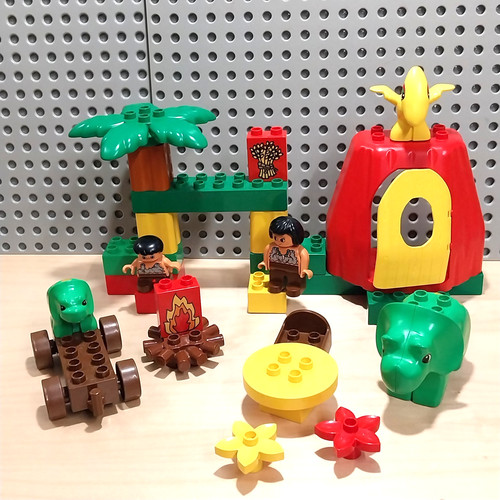 Lego duplo dinosauro - dinosauro, casa