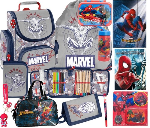 Set zaino scuola spiderman - zaino,