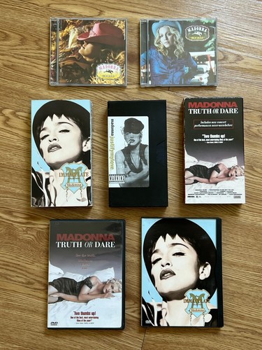 Lot madonna media vhs dvd - -,