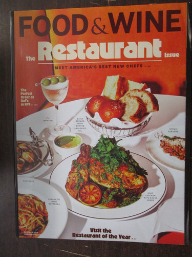 Food wine magazine october - food, &