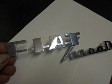 Scritta Fiat 1100D 1100 D 103 stemma logo targhetta zama n.o.s.