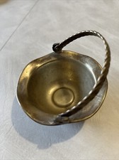 Portaoggetti Antico Con Manico Pieghevole Stile Vintage Arredo