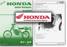 Honda XL600R XL600 Manuale
