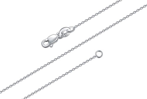 Collana catena cavo argento