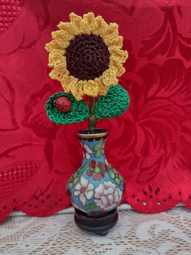 Vasetto fiore girasole - fiore,