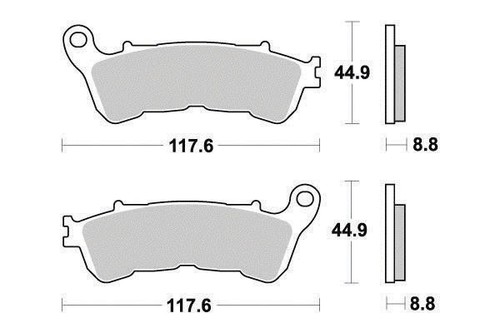 Pastiglie freno per honda - per,