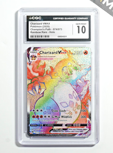 Pokemon cgc charizard vmax - pokemon,