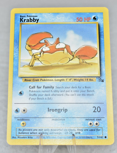 Pokémon tcg krabby - pokémon,