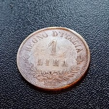 Moneta In Argento 1 Lira