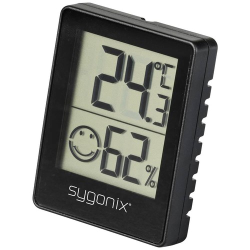 Sygonix termo igrometro nero - sygonix,