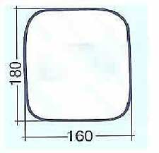 VETRO SPECCHIO RETROVISORE SINISTRA SX  MITSUBISHI PAJERO DAL 2003